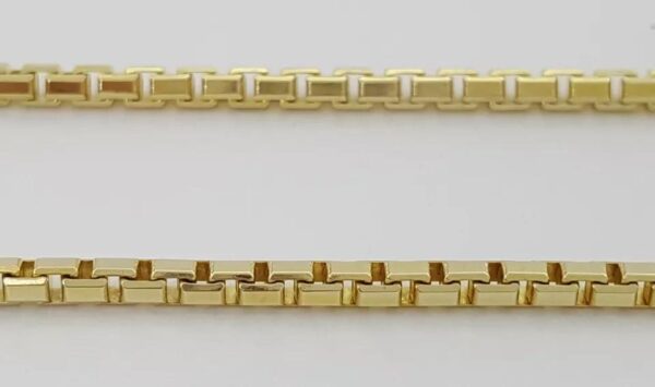 14K Yellow Gold Round Box Chain Necklace 26" Inches 2 mm 19 Grams