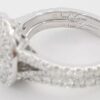 Neil Lane Oval Double Halo Split-Shank Engagement Ring Set 2 ct 14k WG Rt $9K