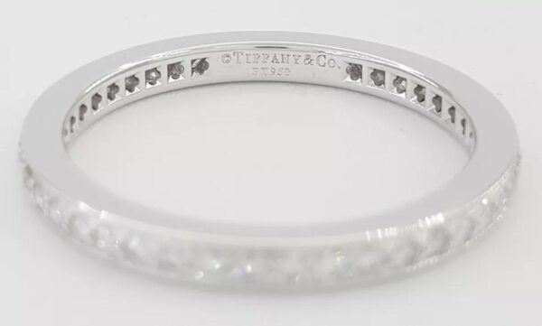 Tiffany & Co Legacy Full Circle Eternity Diamond Band Ring 0.5 ct Platinum