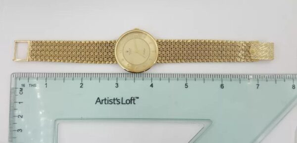 Vintage Rolex Cellini 4379 18K Yellow Gold 32mm Champagne Dial Watch 83 grams