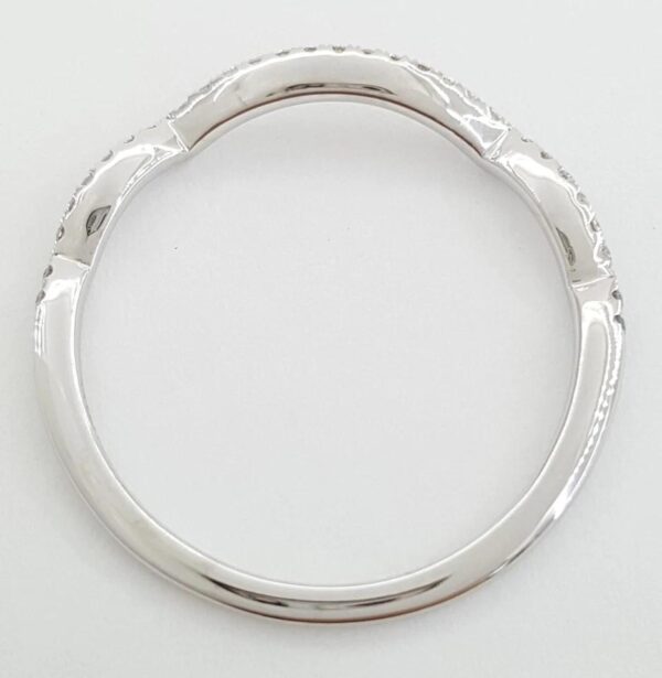 Gabriel & Co. Round Brilliant Diamond Wedding Band 0.14 ct 14k Rtl $1,425