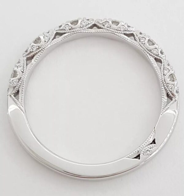 TACORI Petite Crescent HT2558-B12 18k White Gold 0.36 ct Diamond Band Rtl 4,290