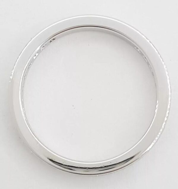 Tiffany & Co Full Circle Diamond Wedding Band Channel Set Plat 2.5mm 0.5ct $5K