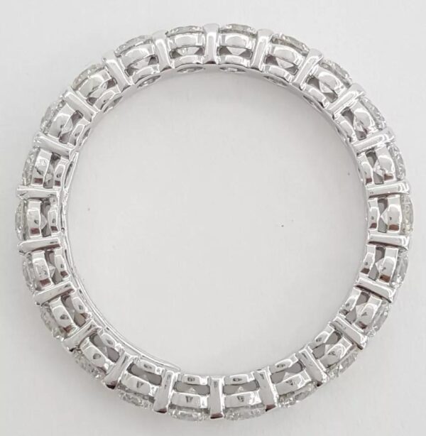 Tiffany & Co Forever Full Circle Eternity Diamond Band Ring 1.8 ct Plat Rtl $12k