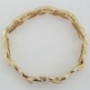 Ruby & Diamond Yellow Gold Tennis Bracelet 2.9 ct 14k 28 Grams 7.25"