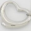 Tiffany & Co Elsa Peretti Diamond Open Heart Necklace 22 mm 0.95 ct Plat $18,500