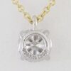 Tiffany & Co Round Diamond Solitaire Pendant 0.77 ct H/VS1 16" Retail $9k