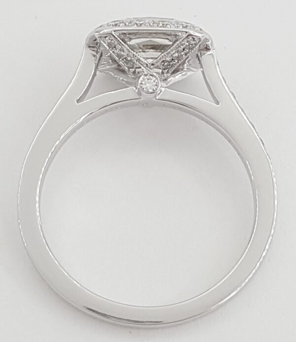 Tiffany & Co Legacy Cushion Diamond Engagement Ring 2.16 ct Platinum Rtl $35.6K