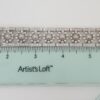 Doris Panos Vintage Flower Bracelet 5.14 ct 77.8 Grams 18 mm Wide 18K White Gold