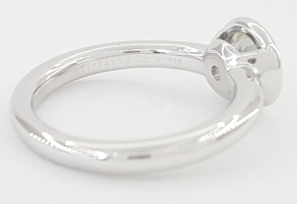 Tiffany & Co Round Diamond Solitaire Platinum Engagement Ring 0.92 ct Rt $17,450