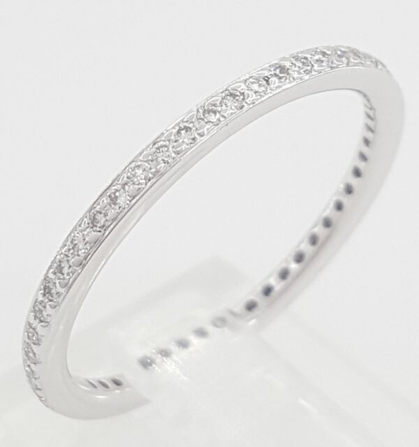 Ritani Diamond Eternity Wedding Band Ring 0.25 ct Palladium
