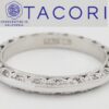 Tacori Crescent Silhouette Eternity Platinum 0.24 ct Round Diamond Wedding Band