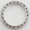 Tacori Crescent Silhouette Eternity Platinum 0.24 ct Round Diamond Wedding Band