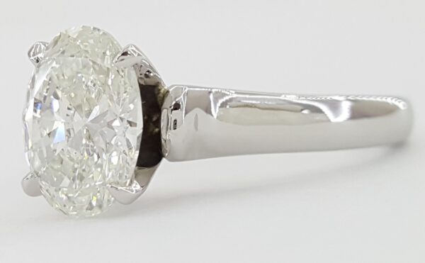 Scottkay Oval Diamond Solitaire Engagement Ring 1.50 ct Ideal + Cut RtL $16,000