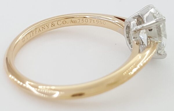 Tiffany & Co Oval Diamond Solitaire Engagement Ring 1 ct Rose Gold Plat Rtl $15K