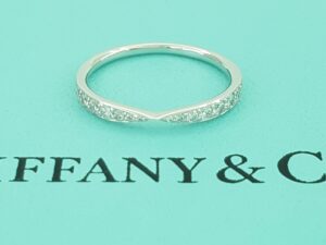 Tiffany & Co Harmony Diamond Wedding Band Platinum 1.8 mm 0.23 ct Retail $3,000