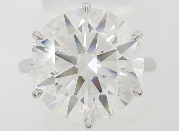 Round Brilliant Cut Diamond Solitaire Engagement Ring 9.49 ct Platinum Rtl $850K