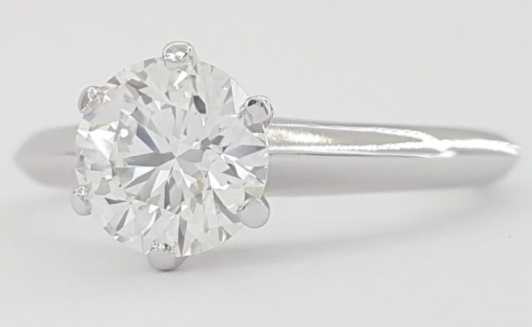 Tiffany & Co Round Diamond Solitaire Platinum Engagement Ring 1.01 ct Rtl $15.8k