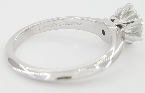 Tiffany & Co Round Diamond Solitaire Platinum Engagement Ring 1.01 ct Rtl $15.8k