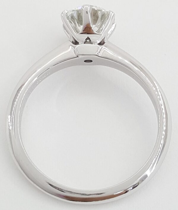 Tiffany & Co Round Diamond Solitaire Platinum Engagement Ring 1.01 ct Rtl $15.8k