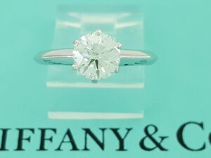 Tiffany & Co Round Diamond Solitaire Platinum Engagement Ring 1.01 ct Rtl $15.8k