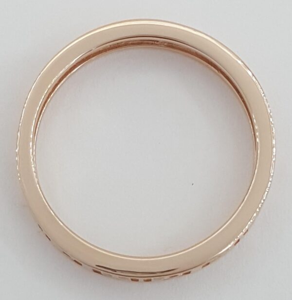 Effy Rose Gold Band Ring 3.5 mm 14k Size 8