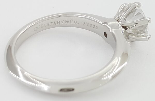 Tiffany & Co Round Diamond Solitaire Engagement Ring 1.06 ct Platinum Rt $24K