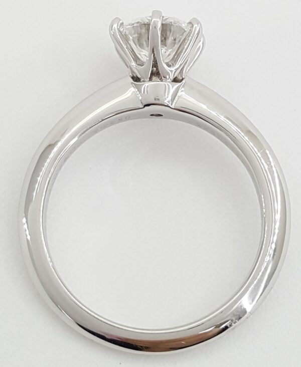 Tiffany & Co Round Diamond Solitaire Engagement Ring 1.06 ct Platinum Rt $24K