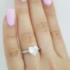 Cartier Solitaire 1895 Heart Diamond Engagement Ring 2.09 ct Platinum Rtl $70K