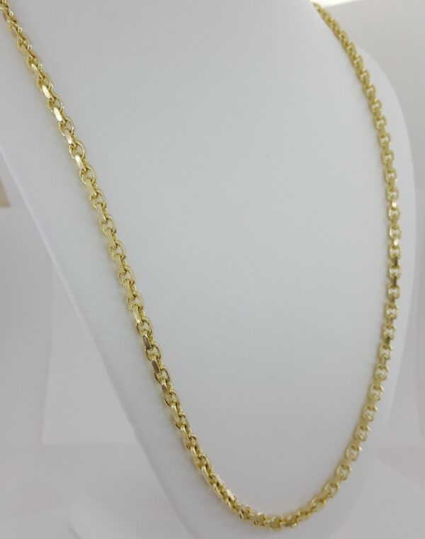 14K Yellow Gold Anchor Link Chain Necklace 28" 51.3 Grams 4.5 mm