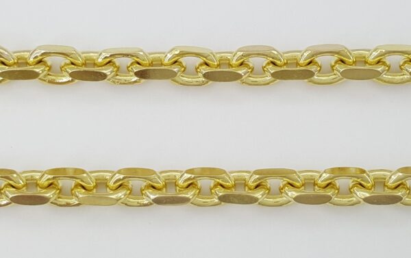 14K Yellow Gold Anchor Link Chain Necklace 28" 51.3 Grams 4.5 mm