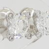 David Yurman Round Brilliant Cut Diamond Stud Earrings 1.44 ct Platinum GIA