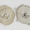 David Yurman Round Brilliant Cut Diamond Stud Earrings 1.44 ct Platinum GIA