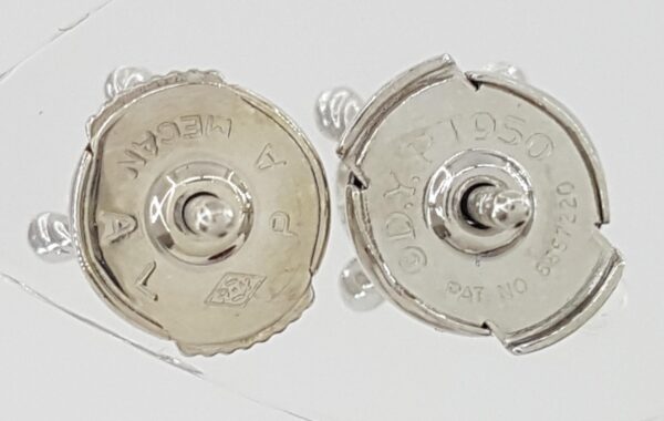 David Yurman Round Brilliant Cut Diamond Stud Earrings 1.44 ct Platinum GIA