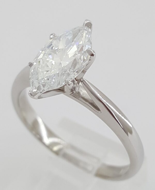 Marquise Diamond Engagement Ring Platinum 1.72 ct GIA D/VVS2 Retail 35K