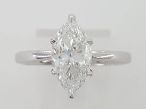 Marquise Diamond Engagement Ring Platinum 1.72 ct GIA D/VVS2 Retail 35K