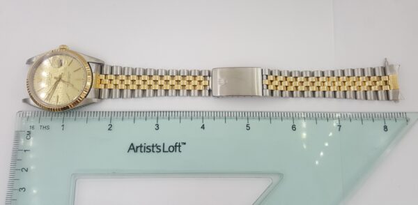 Rolex DateJust 16233 36 mm SS & Yellow Gold Jubilee Dial 8.4" 1988