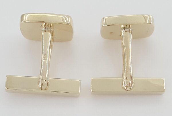 Vintage Tiffany & Co 14k Yellow Gold Square Cufflinks 11.7 Grams 1970s
