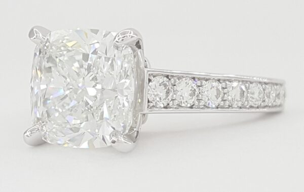 Cartier 1895 Cushion Diamond Solitaire Engagement Ring 4.03 ct Rtl $150K