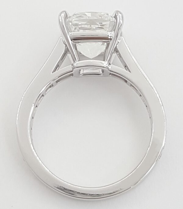 Cartier 1895 Cushion Diamond Solitaire Engagement Ring 4.03 ct Rtl $150K