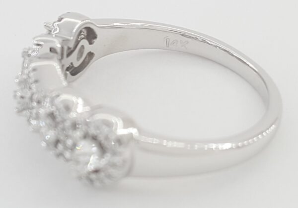 Princess Oval Emerald Round Pear Halo Diamond Ring 14K White Gold 0.5 ct $2,295