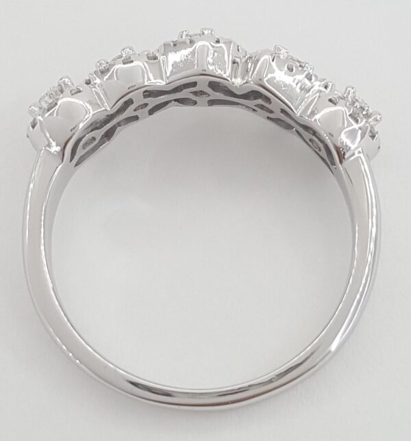 Princess Oval Emerald Round Pear Halo Diamond Ring 14K White Gold 0.5 ct $2,295