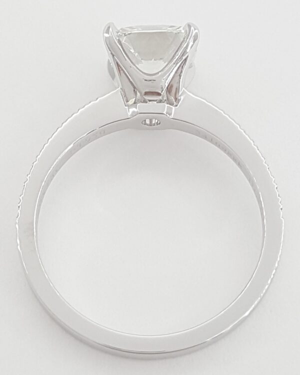 Tiffany & Co Novo Cushion Cut Diamond Engagement Ring 1.67 ct Plat Rtl $29,500