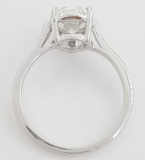 Tiffany & Co Solitaire Pear Diamond Engagement Ring 2.35 ct Platinum Rtl $50K