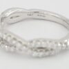 Ritani 21318 Masterwork Twist 0.37 ct 14K White Gold Round Diamond Ring Rt $2220