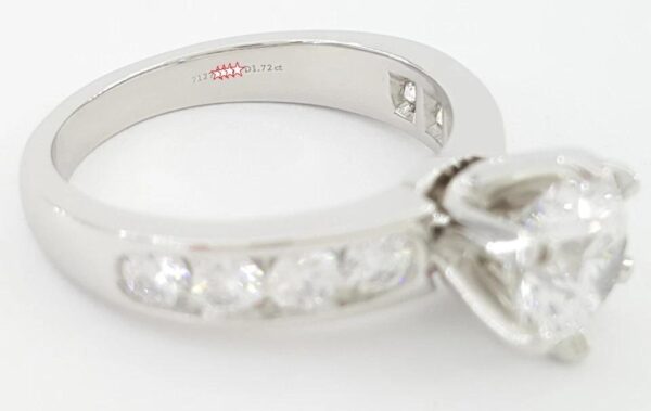 Tiffany & Co Channel-Set Diamond Engagement Ring 2.46 ct D FLawless Rtl $96,000