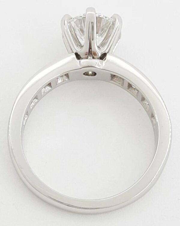 Tiffany & Co Channel-Set Diamond Engagement Ring 2.46 ct D FLawless Rtl $96,000