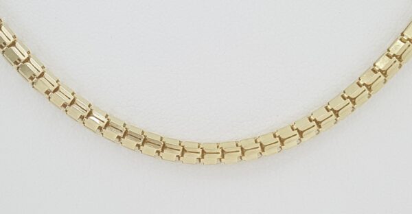Yellow Gold Lightweight Round Box Chain Necklace 26" Inches 3.2mm 14.7 Grams 10K