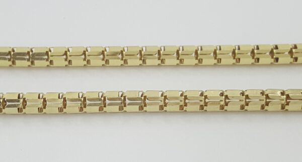 Yellow Gold Lightweight Round Box Chain Necklace 26" Inches 3.2mm 14.7 Grams 10K