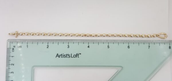 Round Brilliant Diamond Tennis Bracelet 2 ct 14K Yellow Gold 7.5"
